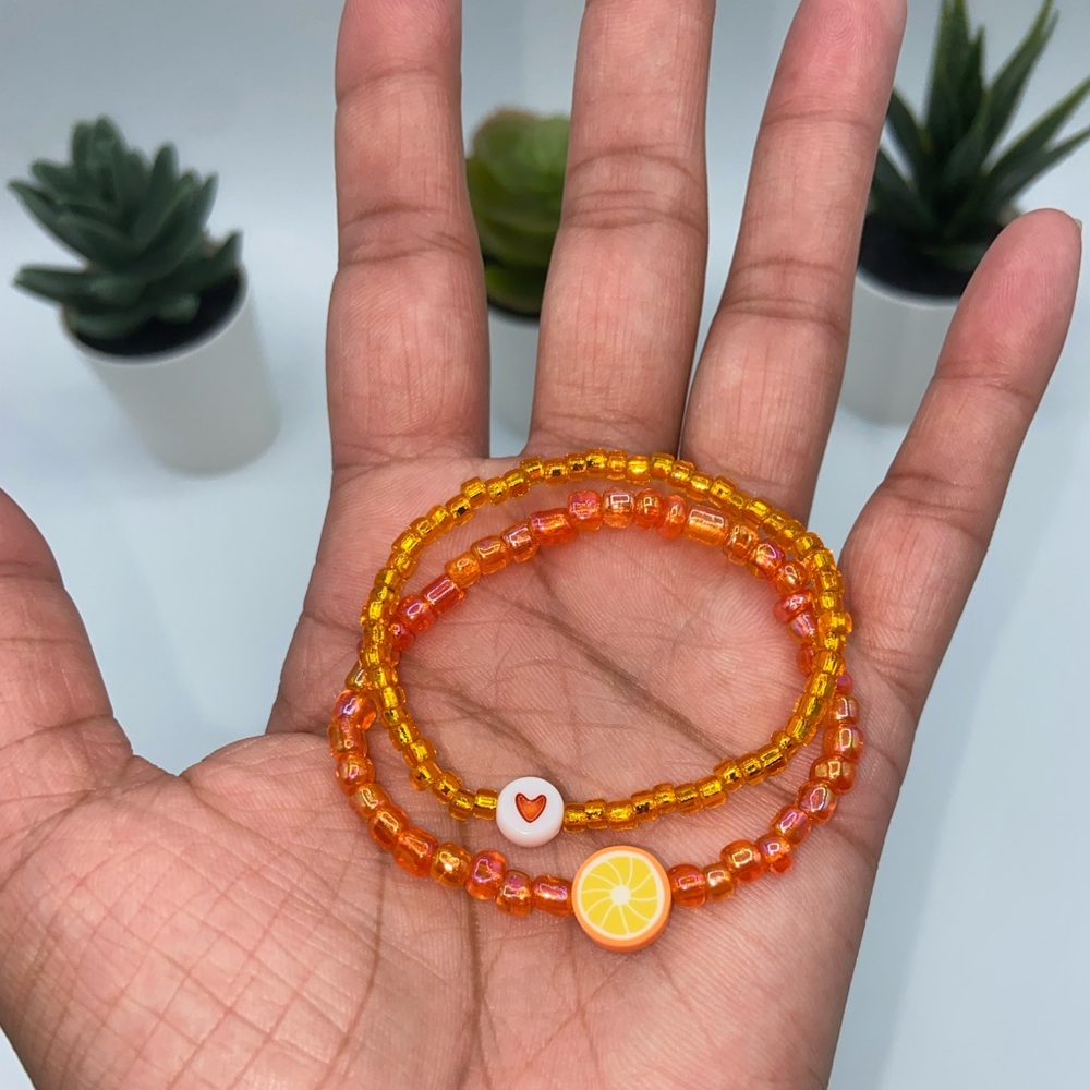 Handmade Trendy Y2K Inspired Glass Seed Bead Bracelet Set